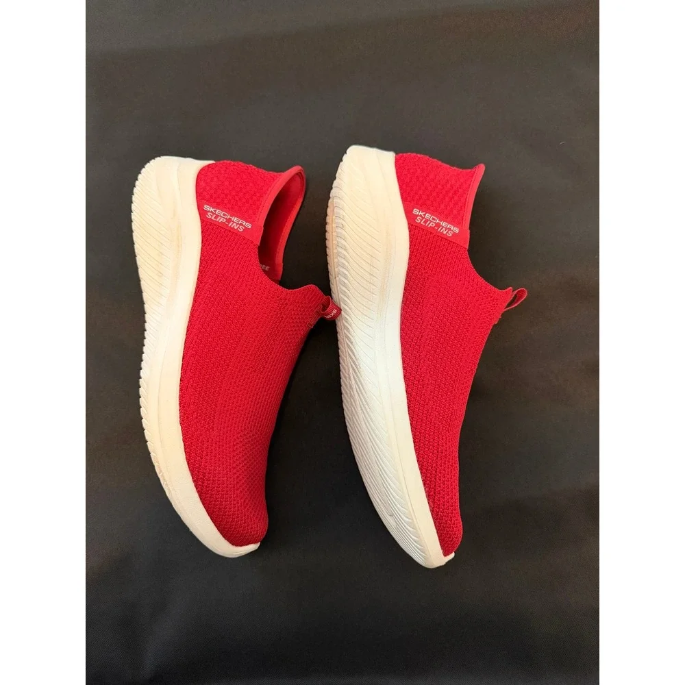 Skechers Slip-ins Ultra Flex 3.0 Brilliant Path Red Sneakers 150450 Womens 9 s
